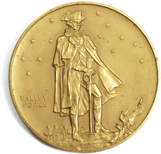 Valley Forge 200th Anniversary Bronze Medal York Court 76mm