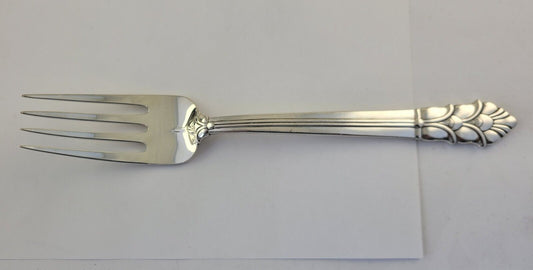 1947 Palmette by Tiffany & Co. Sterling 8 3/4" Cold Meat Serving Fork 3.1oz.