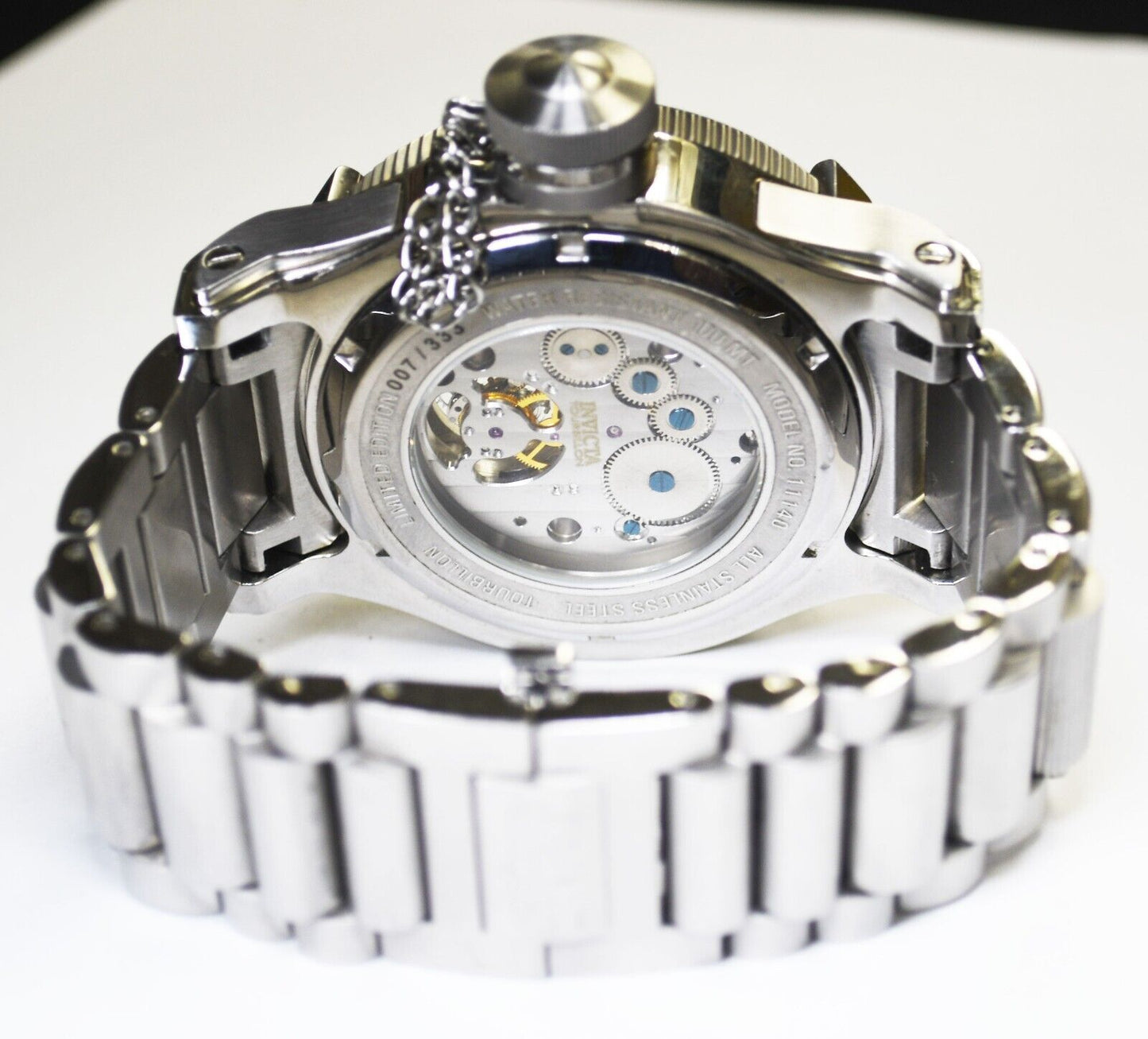 Invicta 11140 Russian Diver LE Manual Skeleton Octopus 52mm Stainless Tourbillon