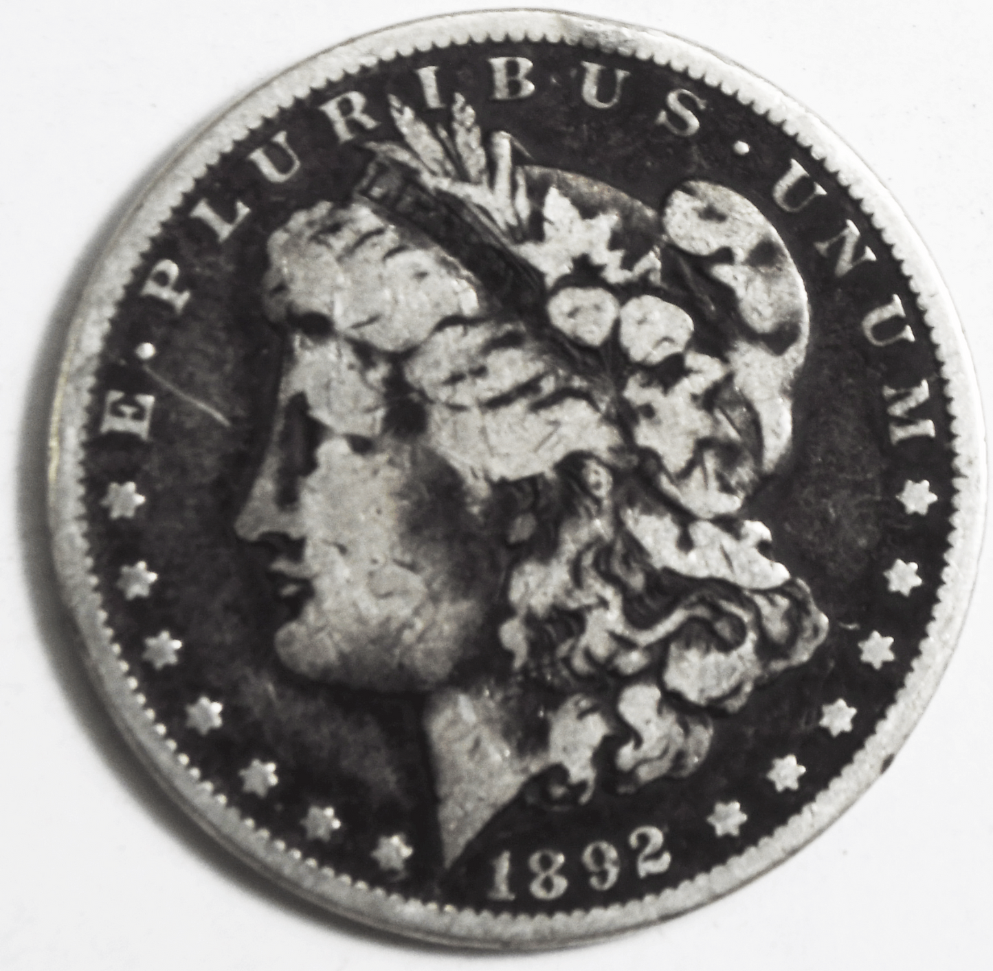 1892 $1 Morgan American Silver One Dollar US Philadelphia