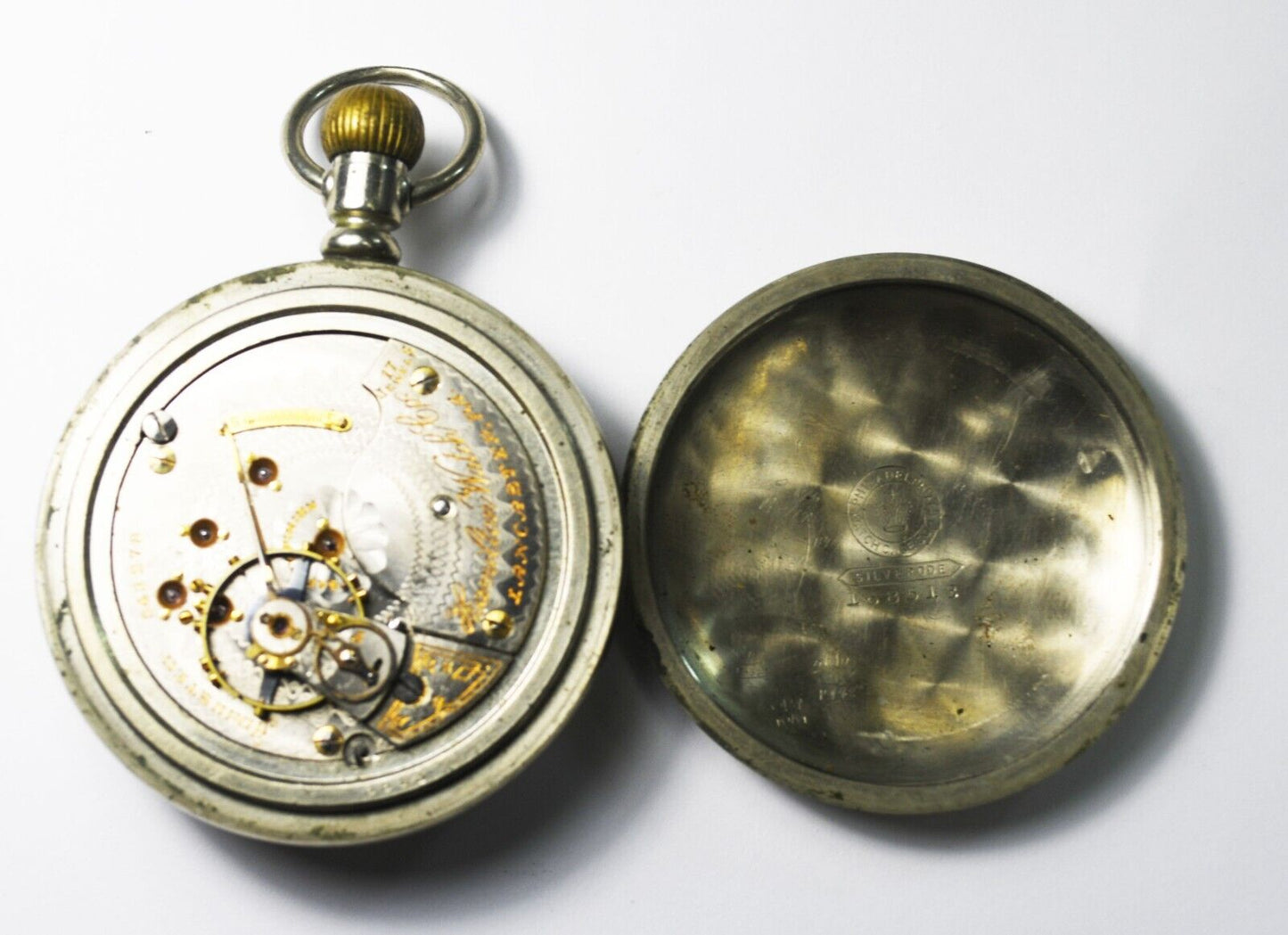 1907 Hamilton 927 Size 18 Open Face Lever Set Side Winder Pocket Watch