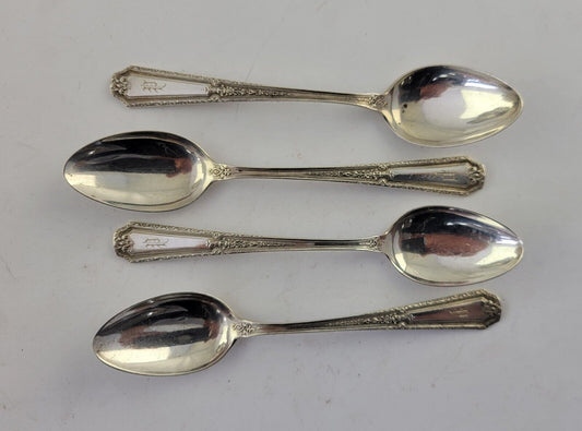 D'Orleans by Towle Sterling Silver 4 1/8"Demitasse Set Of 4 Spoons 1.25oz Total