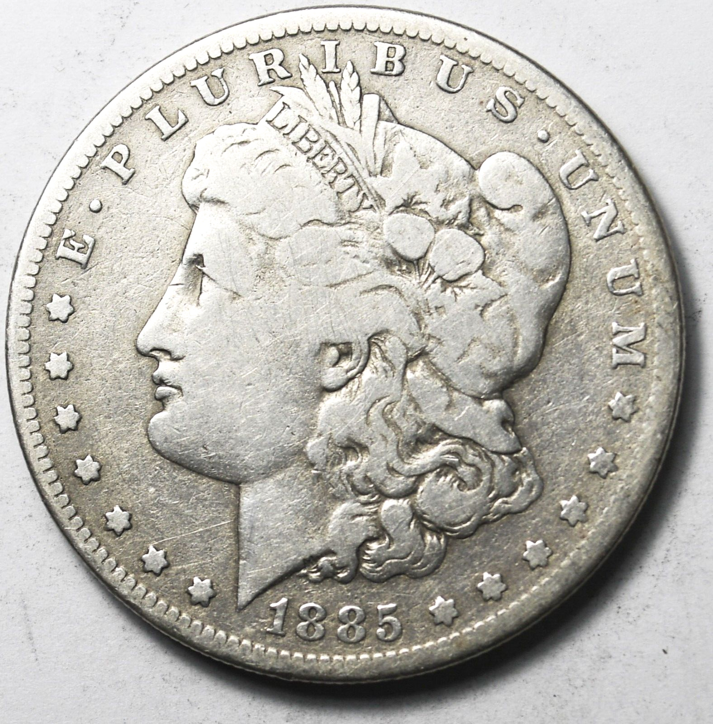 1885 S $1 Morgan Silver One Dollar San Francisco