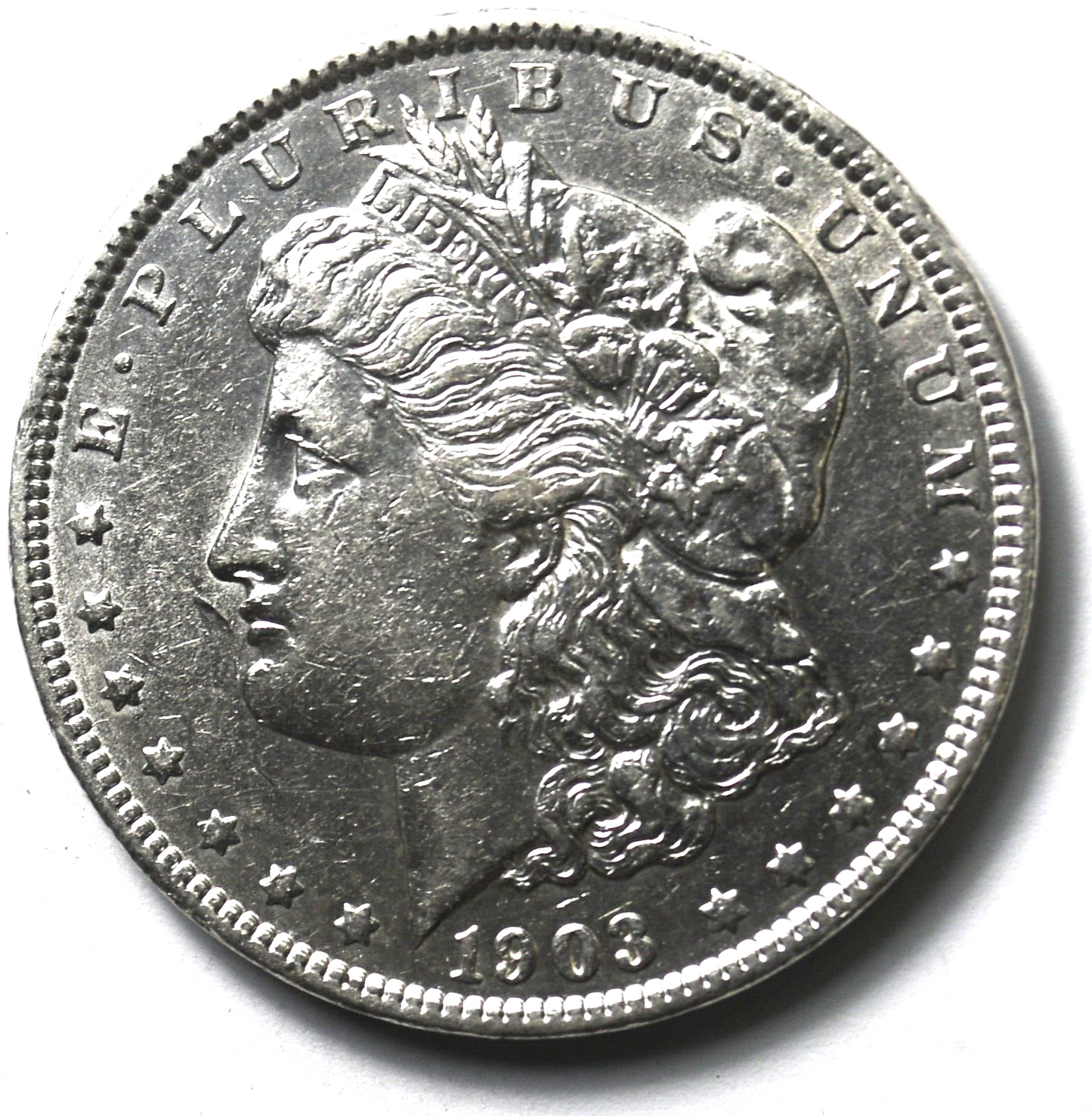 1903 $1 Morgan Silver One Dollar Philadelphia AU