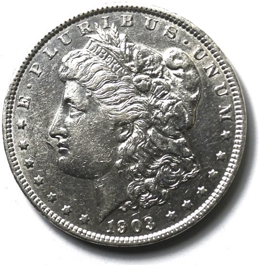 1903 $1 Morgan Silver One Dollar Philadelphia AU