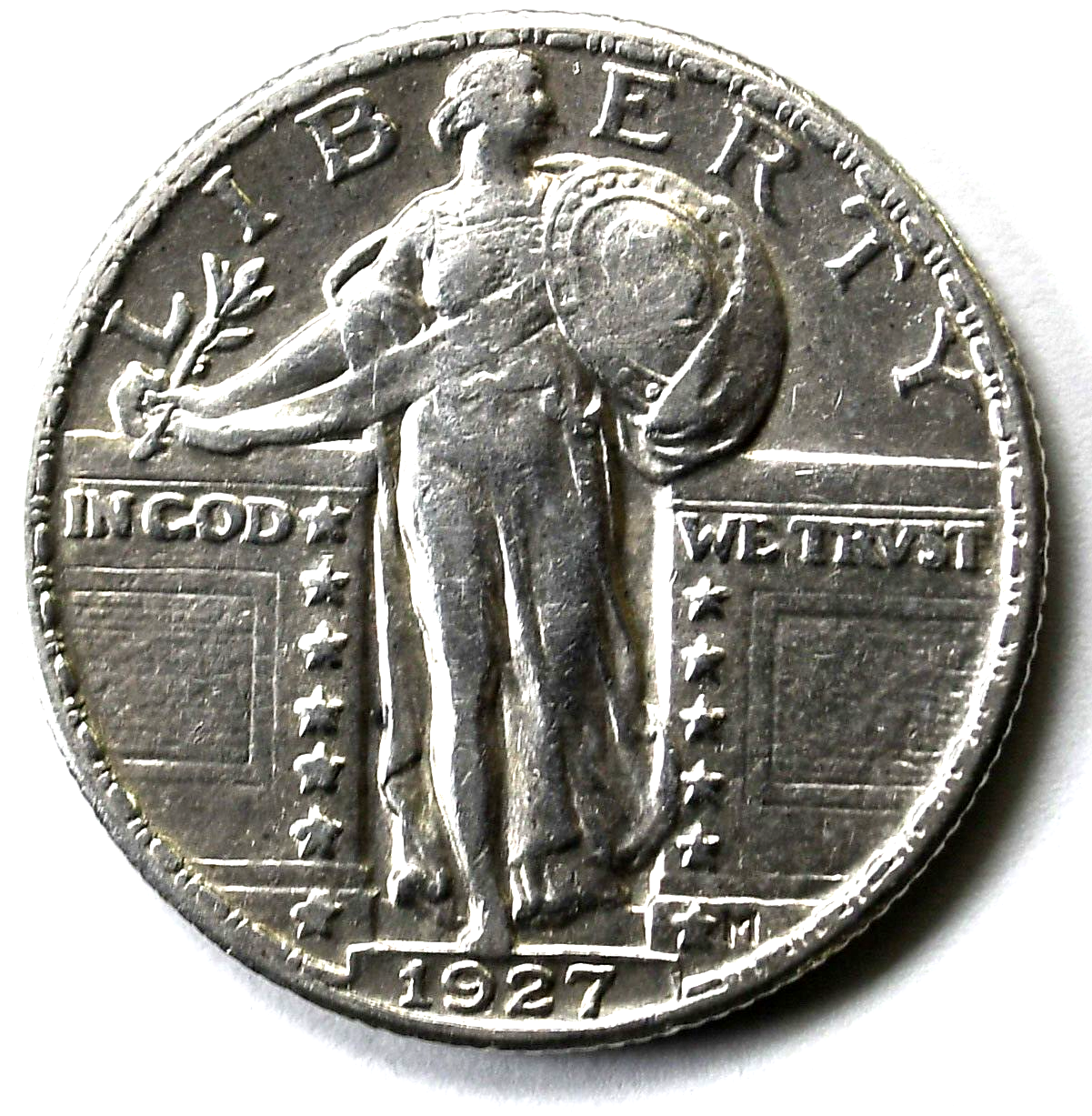 1927 25c Standing Liberty Silver Quarter Philadelphia