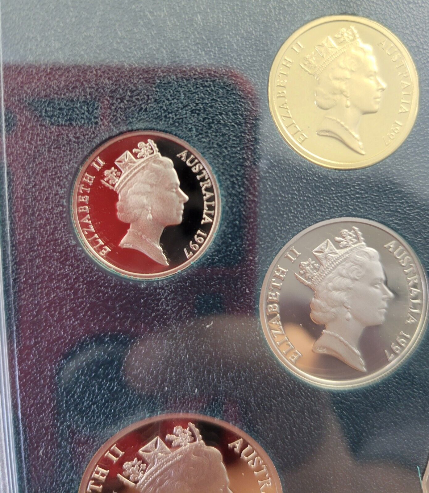 1997 Australian 6 coin Proof Set, $2, Sir Charles Kingsford Smith, Aviator