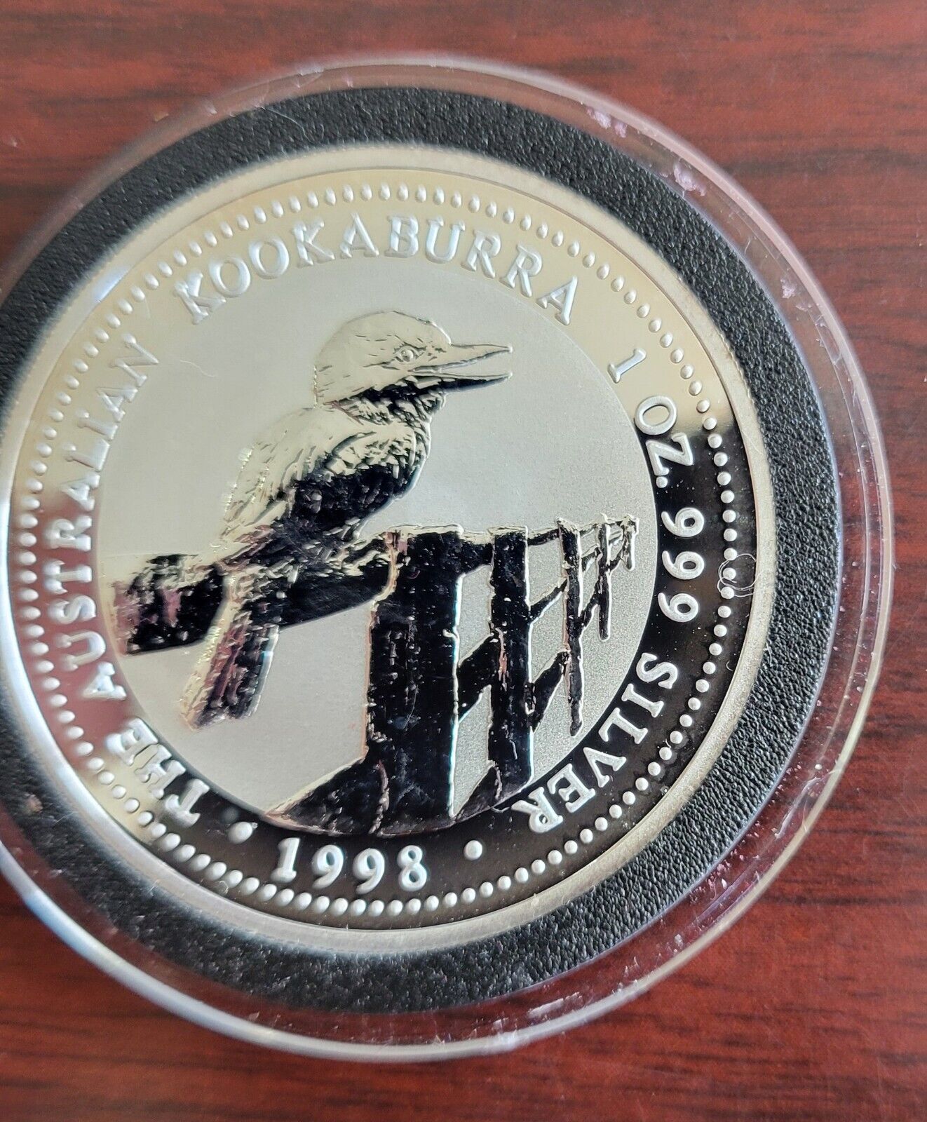 1998 Australian Kookaburra 1oz. Silver .999 Fine Dollar Coin
