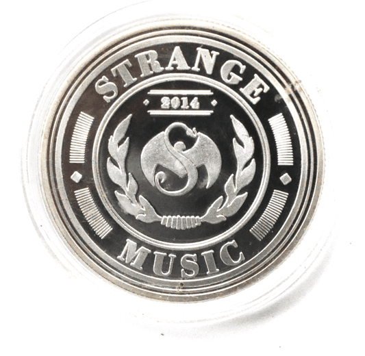 Tech N9ne Collabos Strangeulation 2014 Proof Medal Token 39mm