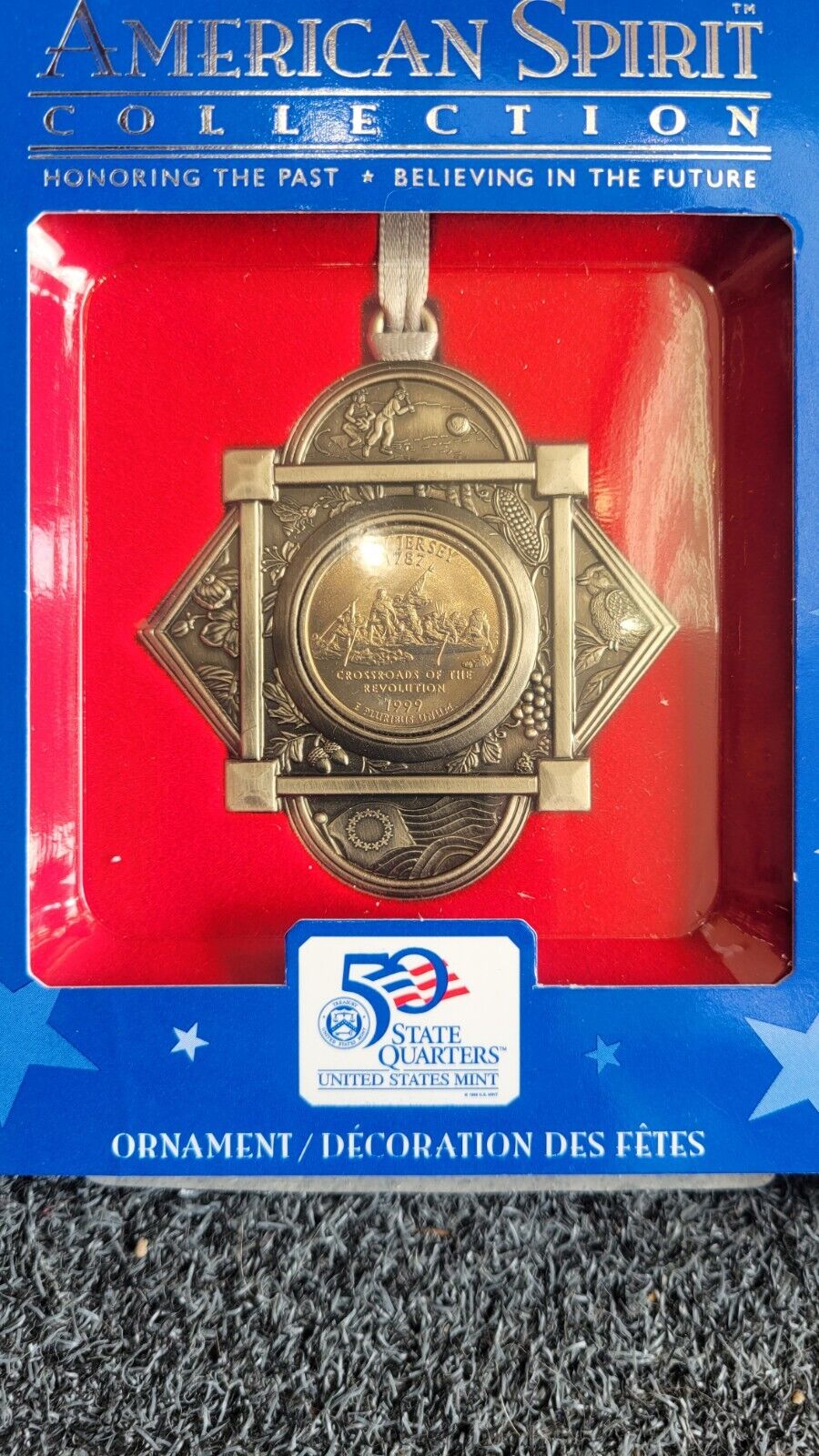 6pc. Hallmark American Spirit Collection Coin Ornament State Quarters Sacagawea