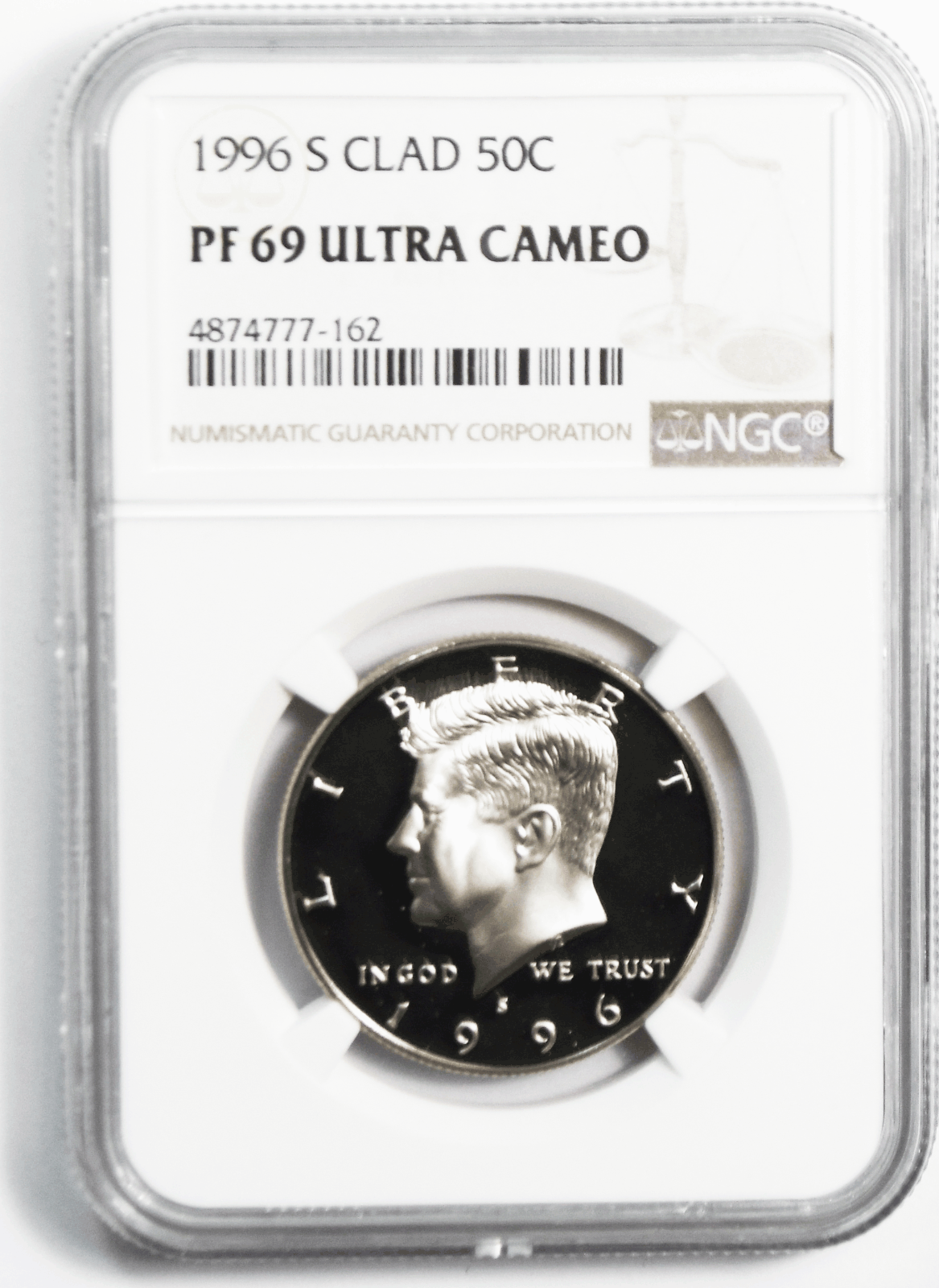 1996 S 50c Kennedy Half Dollar NGC PF69 Ultra Cameo Proof San Francisco