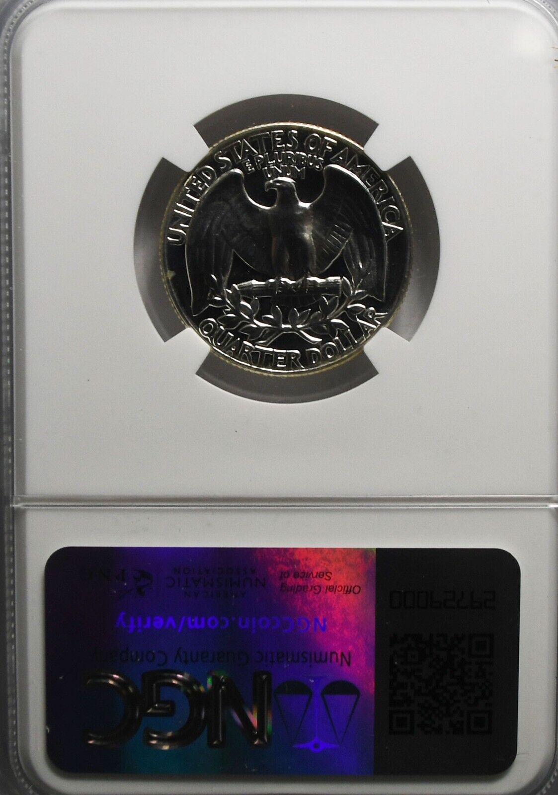 1958 25c Washington Proof Silver Quarter Dollar NGC PF66