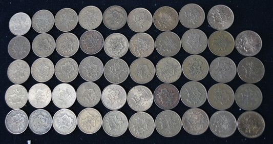 49pc France 10 Ten Francs 1974-1984