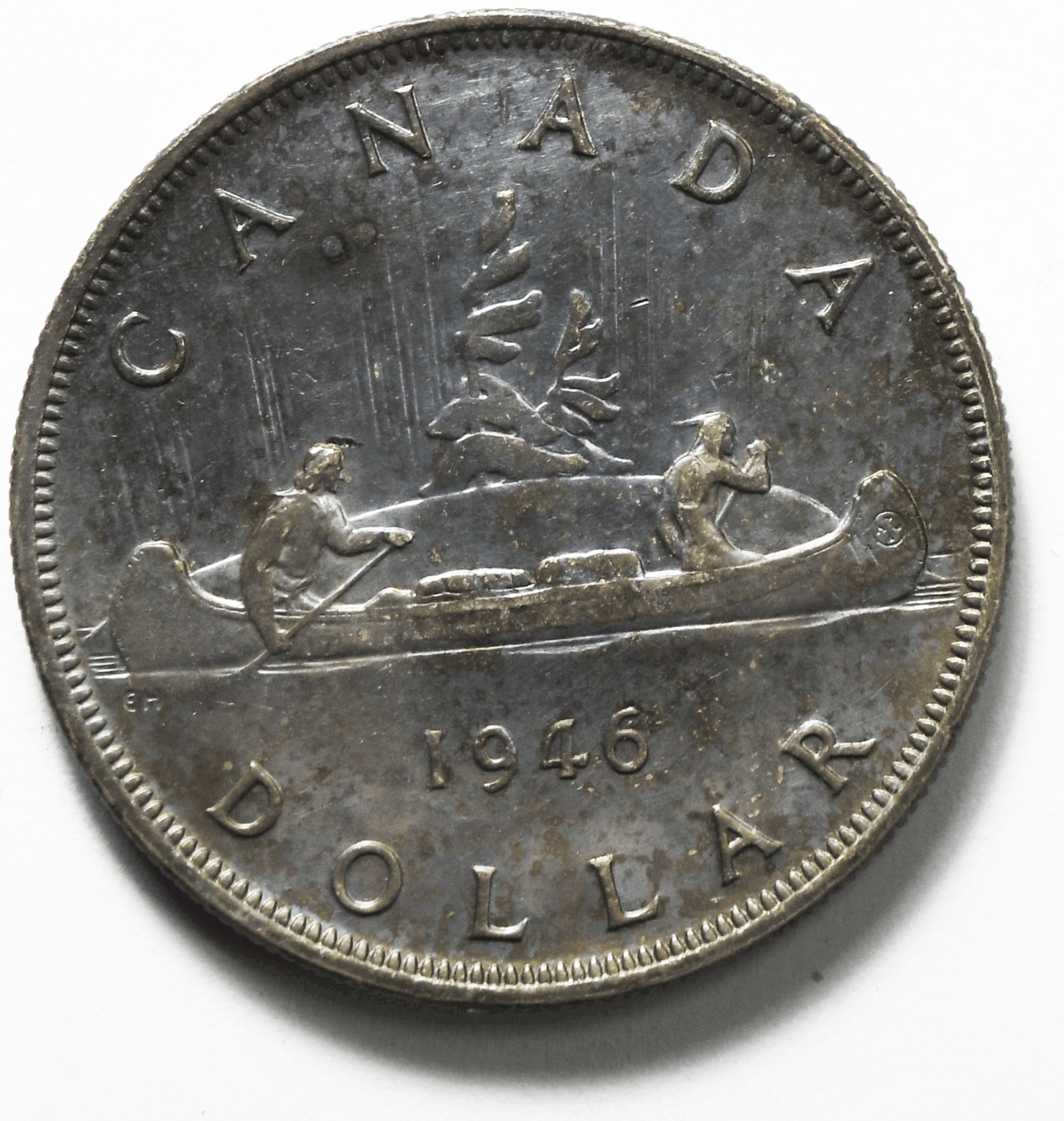 1946 $1 Canada Silver One Dollar KM#37   Low Mintage