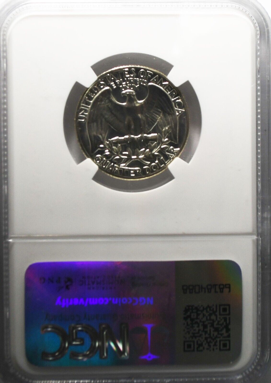 1964 25c Washington Proof Silver Quarter Dollar NGC PF69