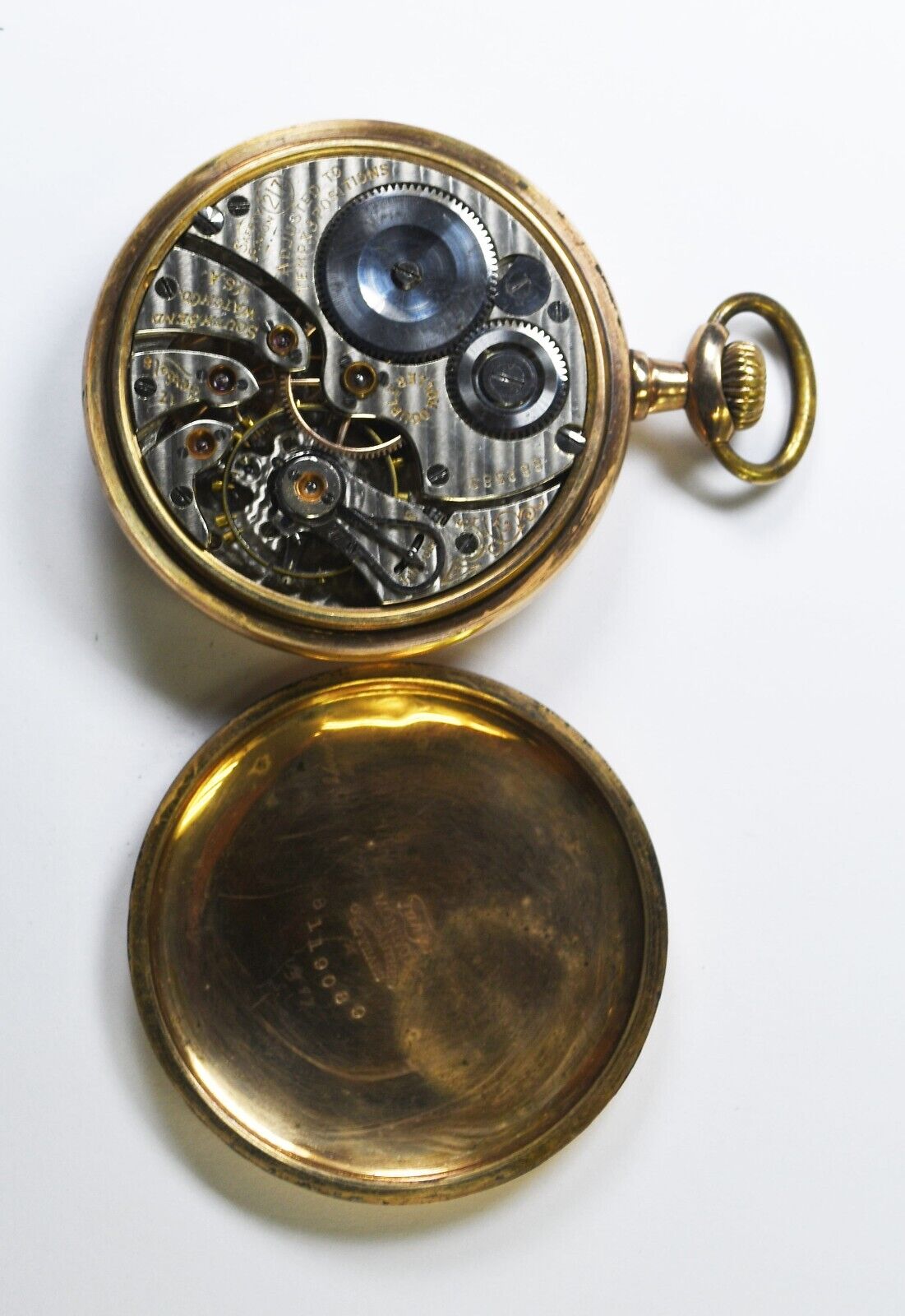 1918 South Bend Pocket Watch Size 16 Open Face 20yr Gold Filled 217  17J LS