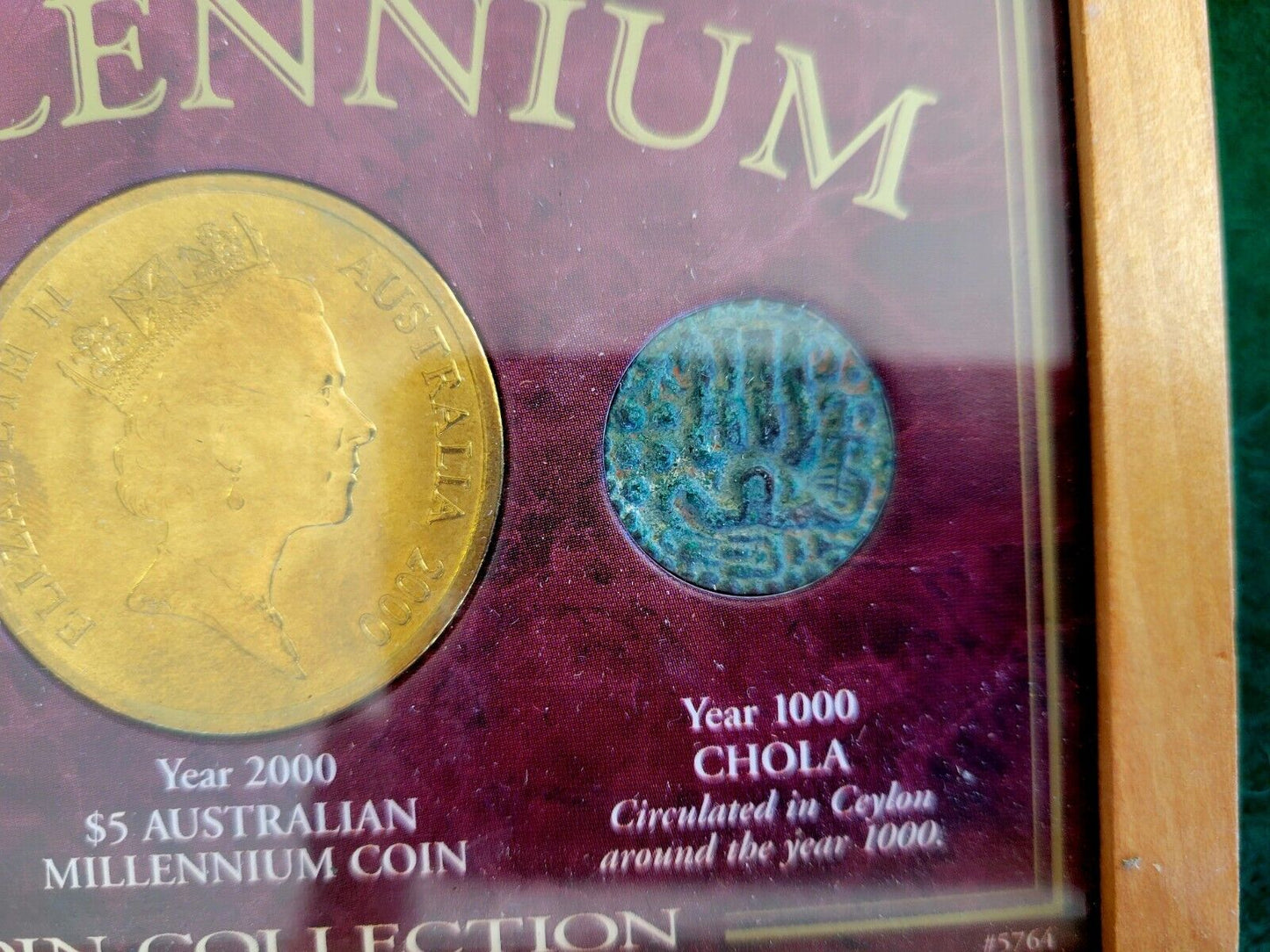 Australia Official Millennium Coin Collection with Wooden Stand