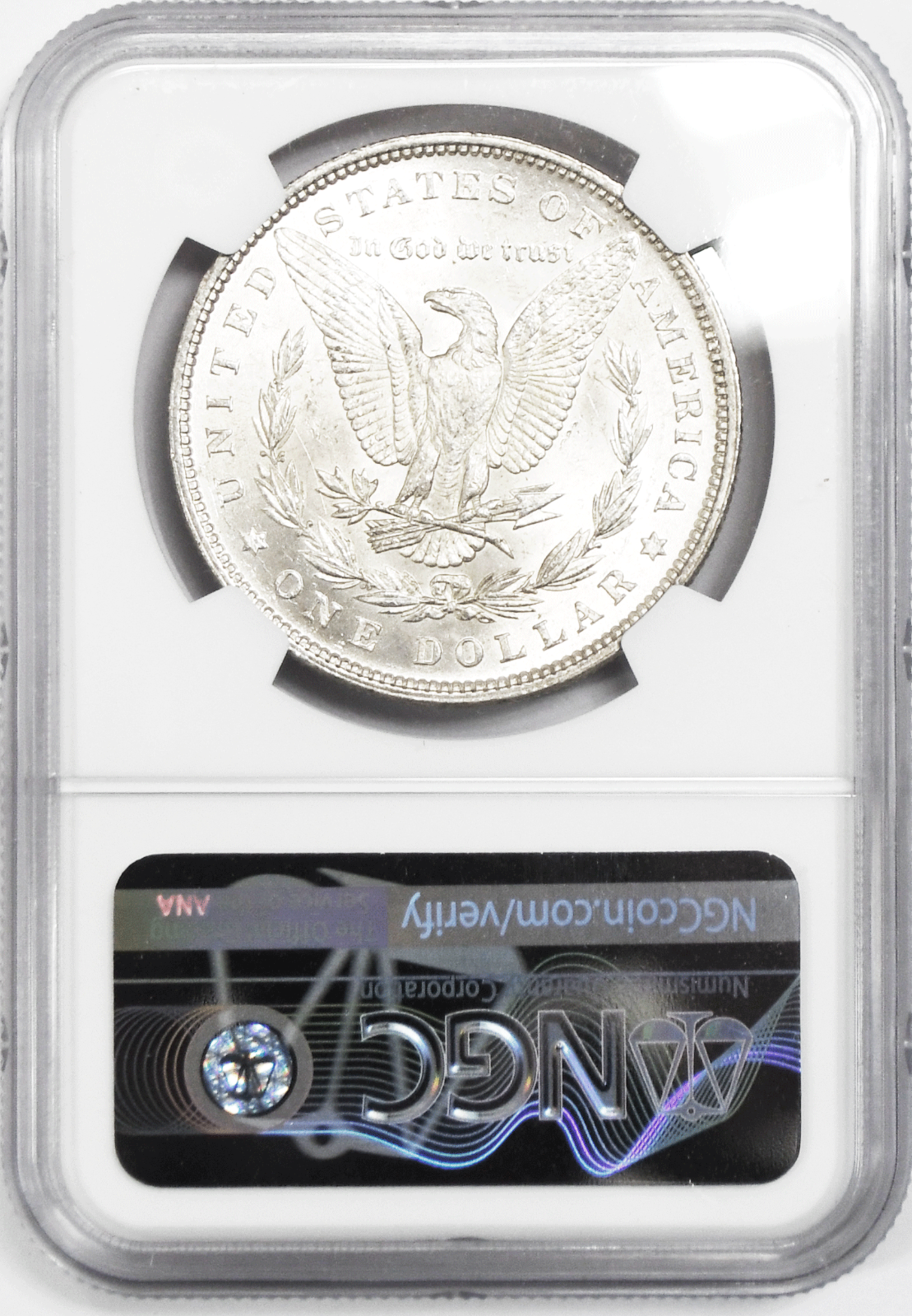 1880 $1 Morgan Silver Dollar MS62 NGC Uncirculated Philadelphia