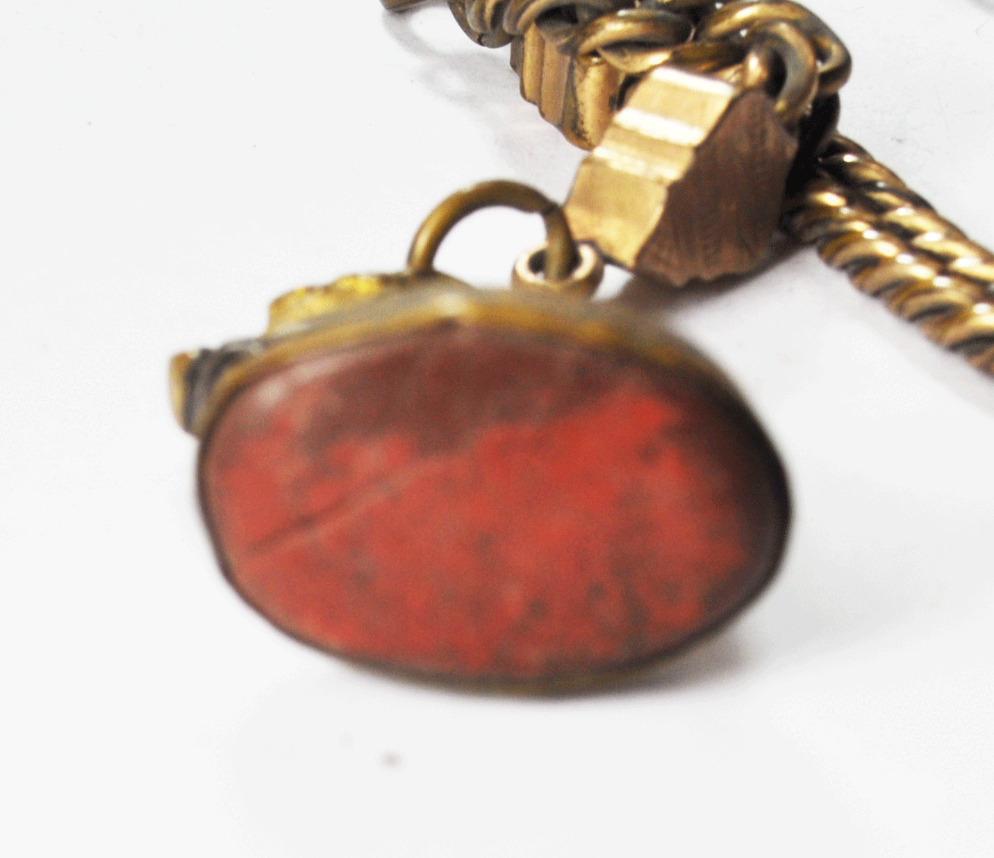 Gold Filled Pocket Watch 8mm T Bar Chain Horse Chess Piece 1-1/2" x 1" Fob 71g