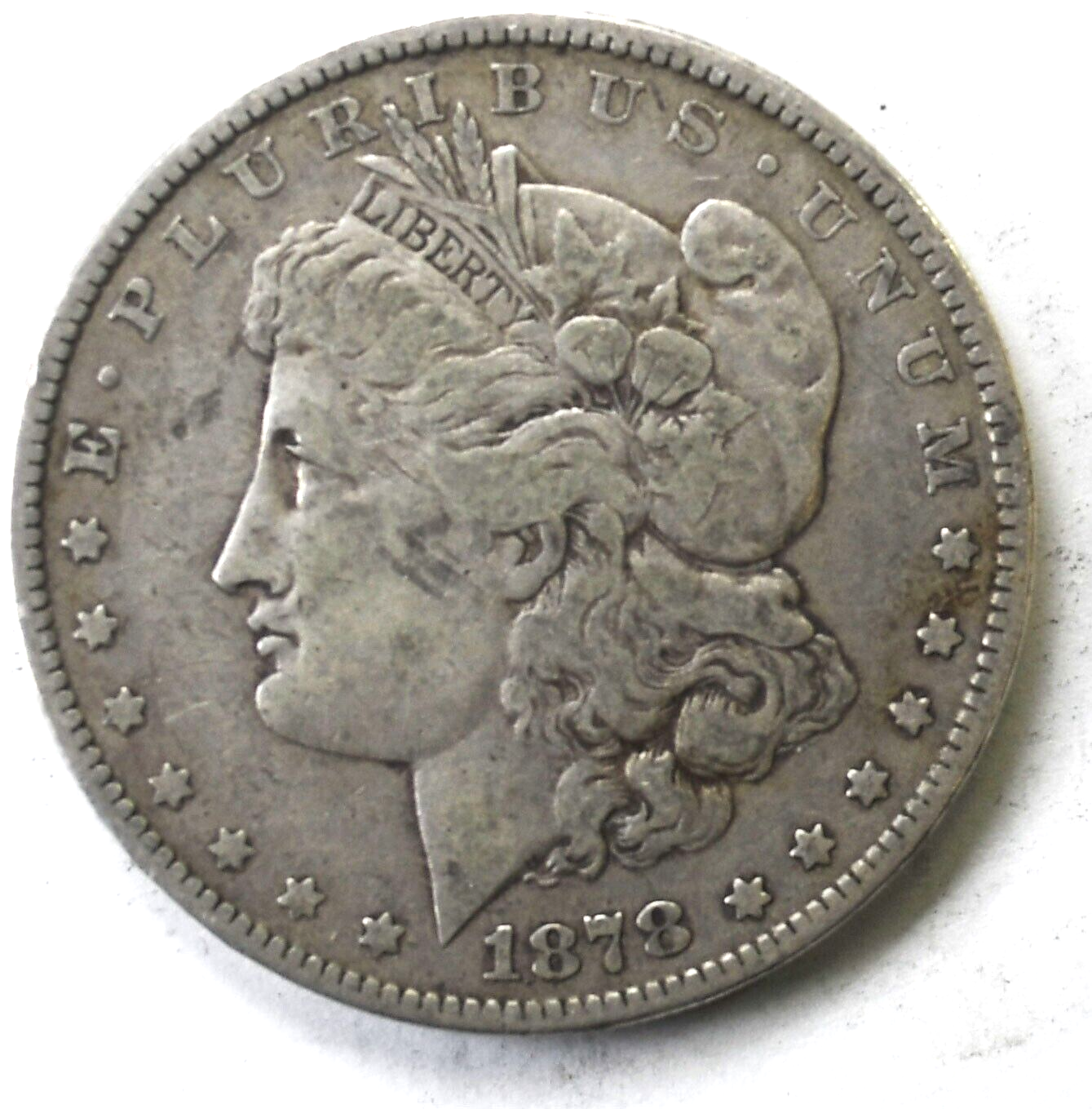 1878 $1 Morgan Silver One Dollar Philadelphia 79 Reverse VAM 229.1
