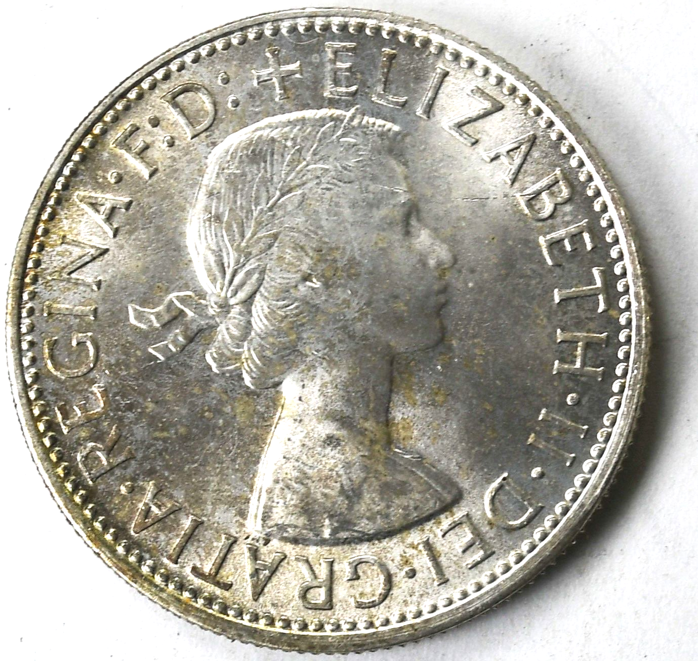 1963 Australia Florin Silver Coin KM# 60