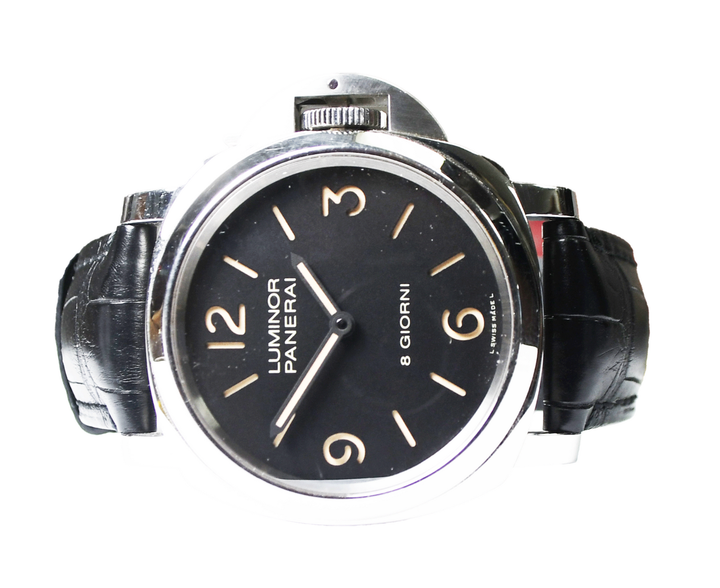Panerai Luminor 8 Days Giorni 44mm SS OP7347 WR300m Box Papers & Strap PAM00915