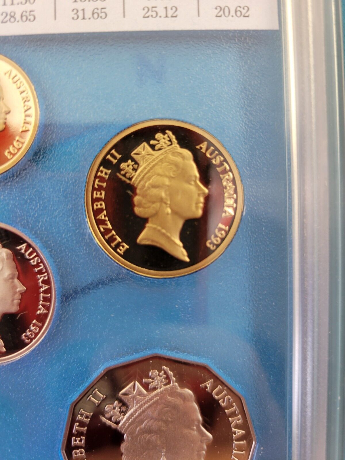 1993 Australian 6 coin proof set, $2 Coin, Water Quality, Wildlife w/Paperwork