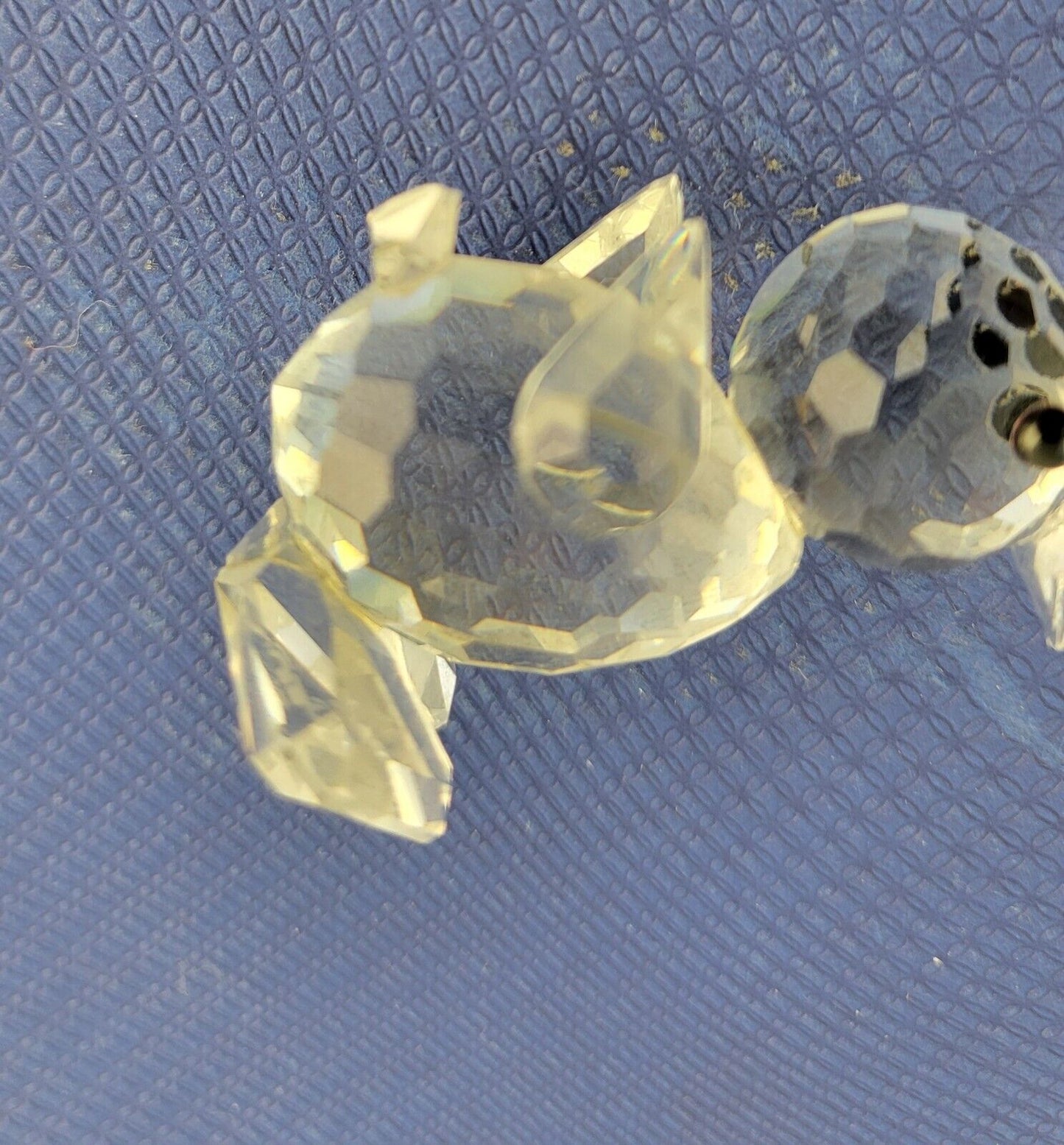 Swarovski Crystal Duckling Figurine Austria No Box 1  1/2" Tall