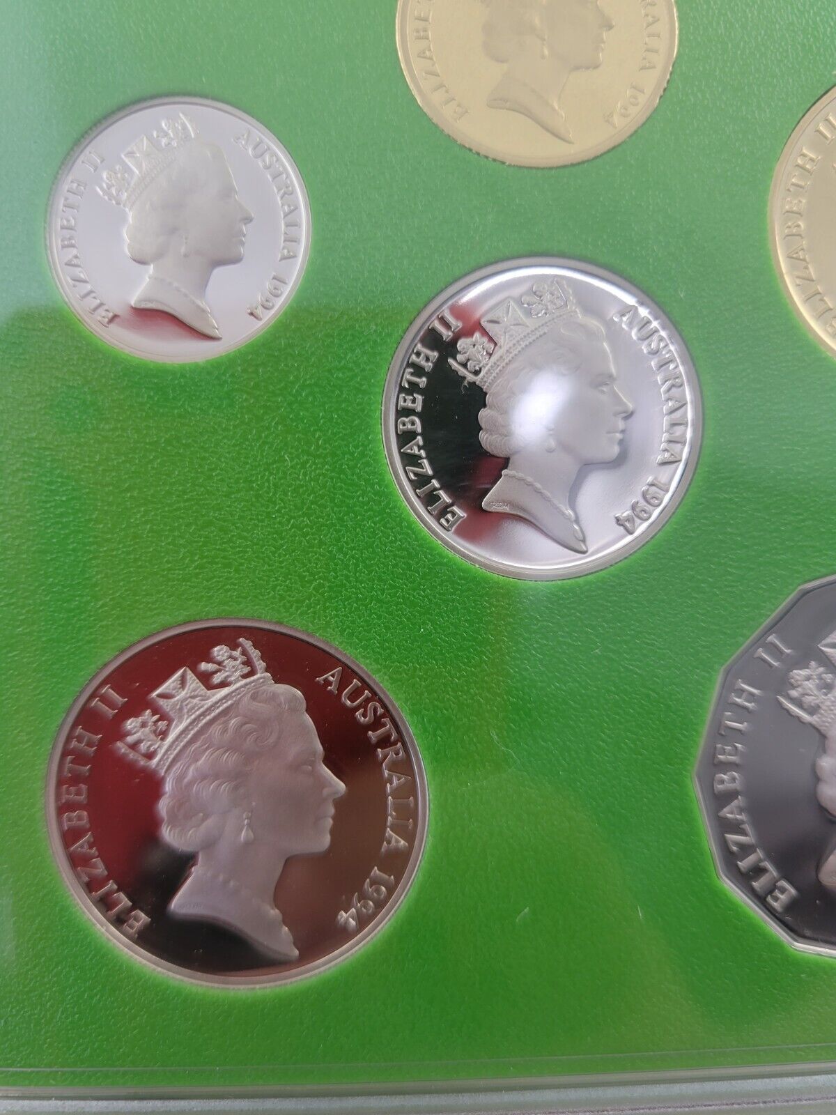 1994 Australian 6 coin Proof Set w/Paperwork $2 Coin Year Of The Family