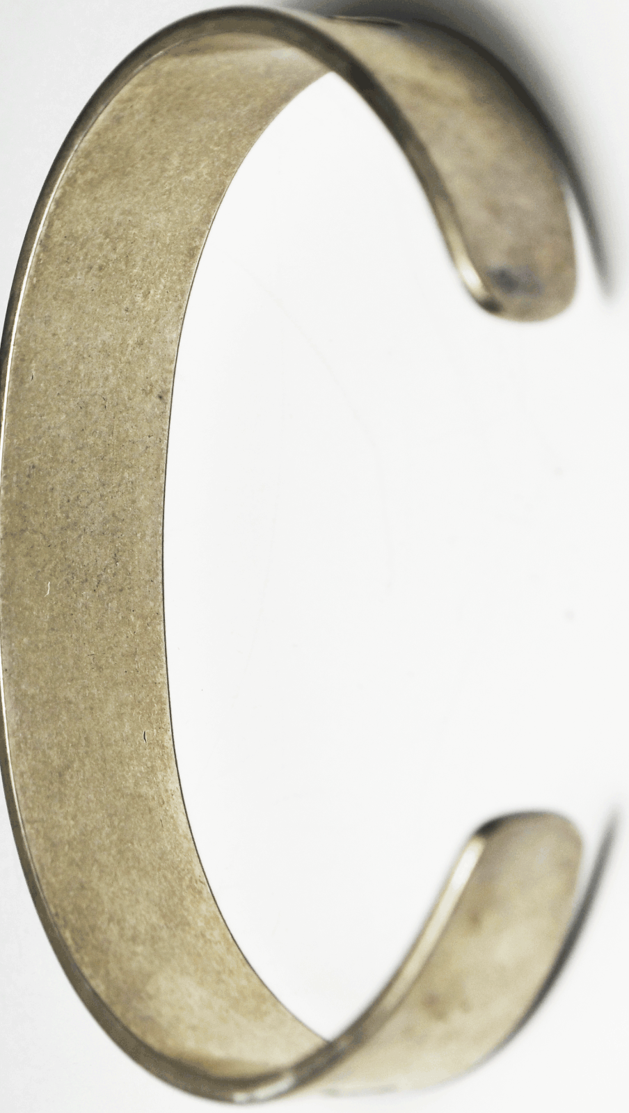 Sterling RMT Carolyn Pollack Two Tone Story Teller Cuff Bracelet 12mm 6-3/4"