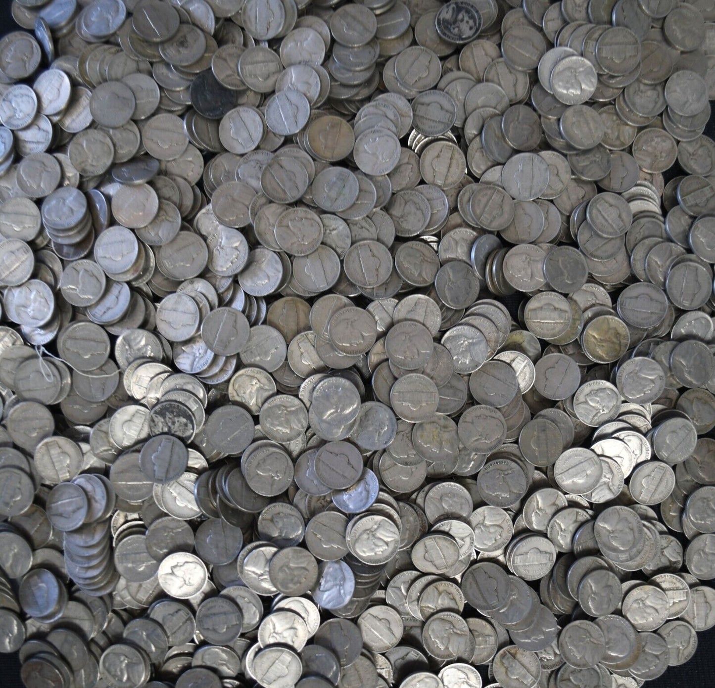 1330pc 1940's 5c Jefferson Nickels Five Cents 1940-42 1946-1949 No Silver War