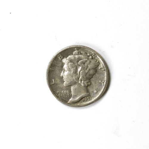 1931 S 10c Mercury Silver Dime Rare Ten Cents San Francisco
