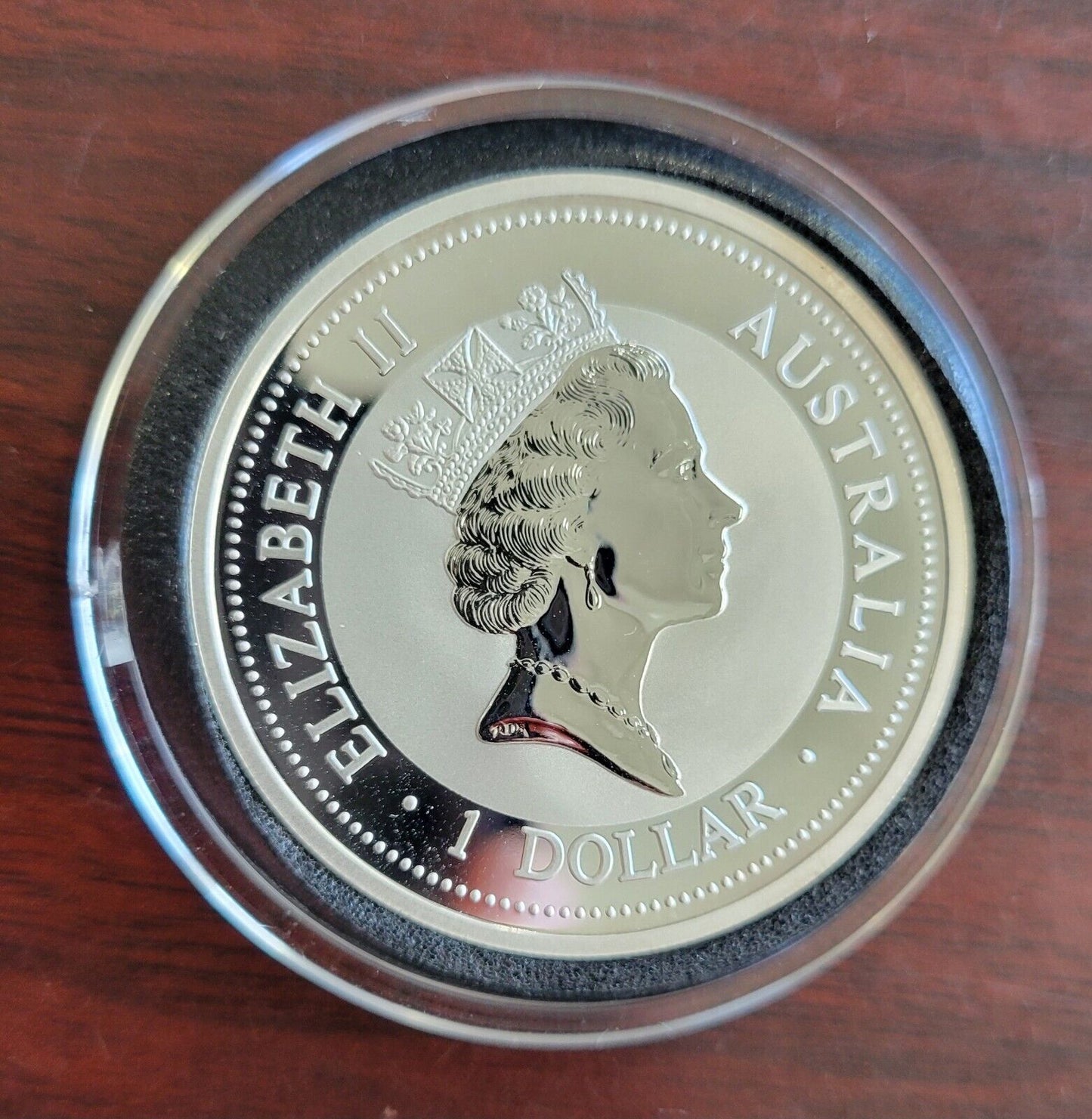 1996 Australian Kookaburra 1oz. Silver .999 Fine Dollar Coin