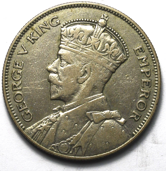 1934 Great Britain Half 1/2 Crown KM# 835 Silver Coin