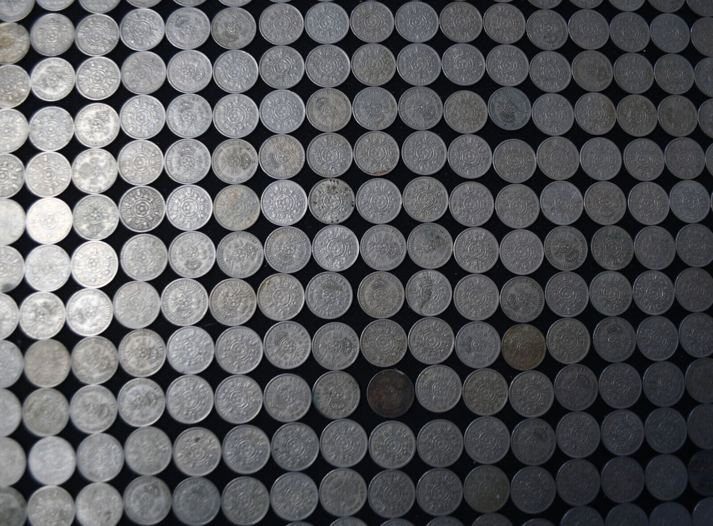 232pc 1c Great Britain Florin Two Shillings Lot of Coins 1947-1967