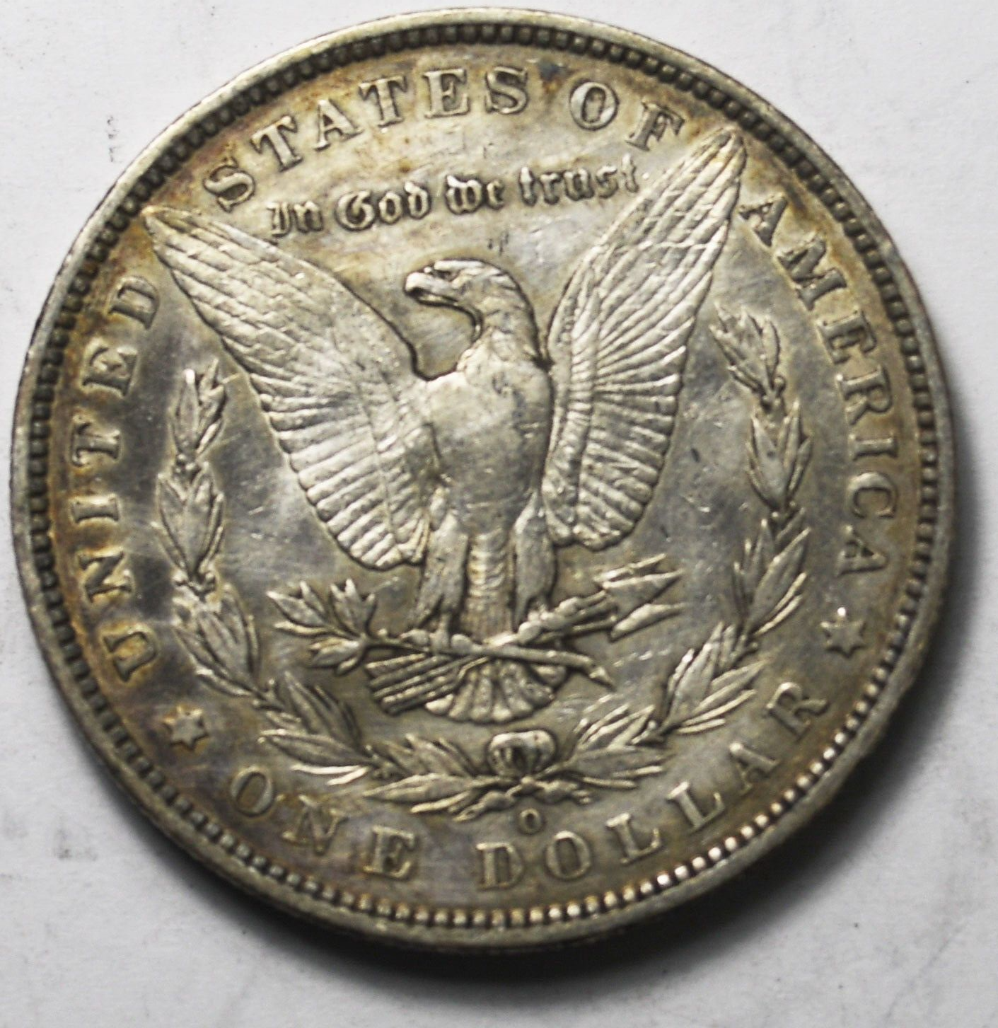 1887 O $1 Morgan Silver One Dollar New Orleans AU