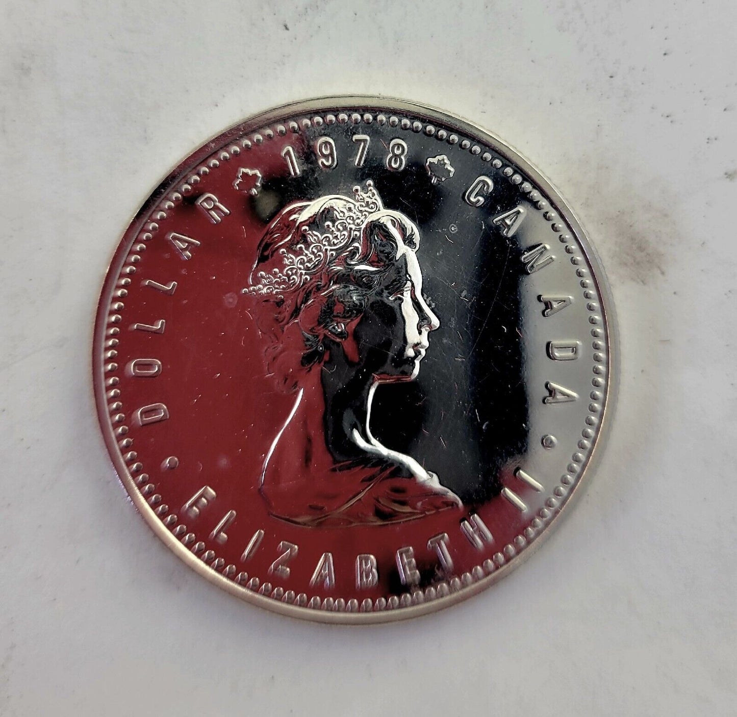 1978 Canada XI Commonwealth Games Edmonton Commemorative Dollar .500 Silver Box