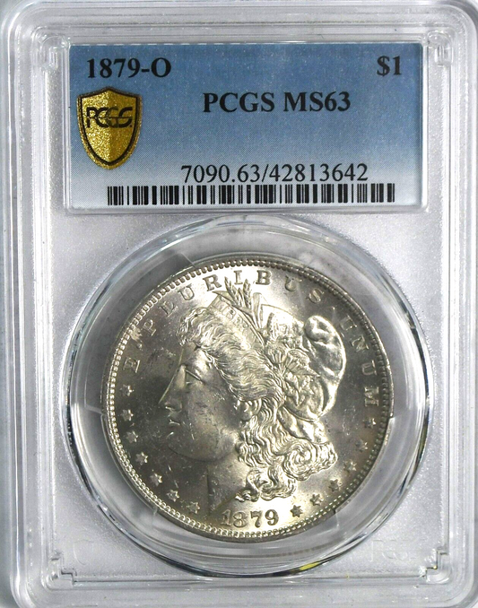 1879 O $1 Morgan Silver One Dollar PCGS MS63 New Orleans Uncirculated