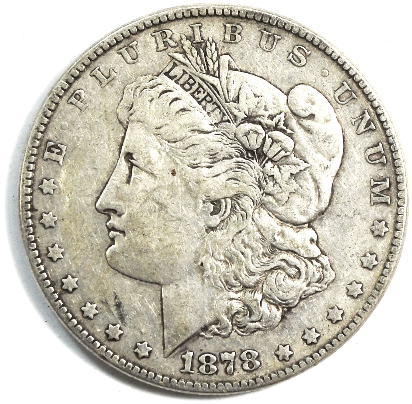 1878 7TF $1 Morgan American Silver One Dollar US Philadelphia VAM 164