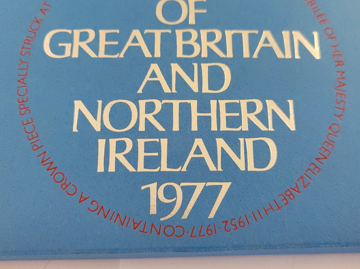 1977 Coinage Of Great Britain And Northern Ireland Set 7pc. Royal Mint