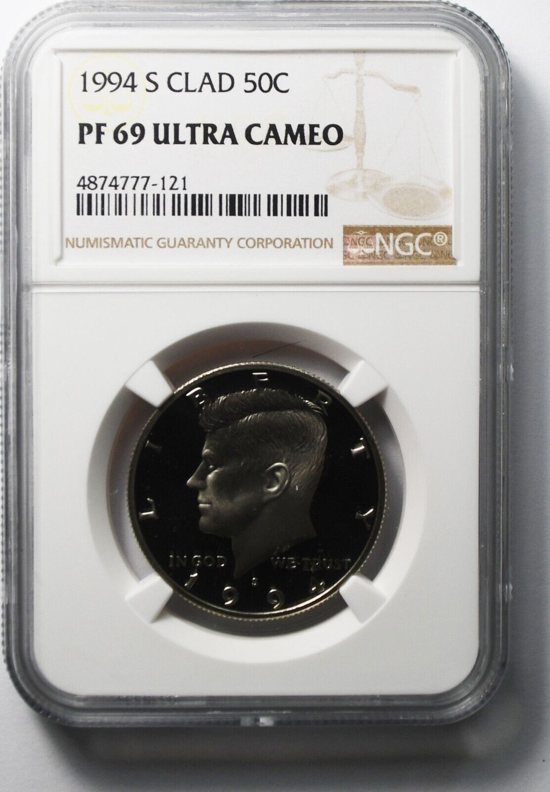 1994 S 50c Kennedy Half Dollar NGC PF69 Ultra Cameo Proof San Francisco