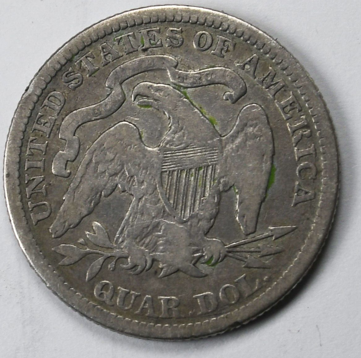 1877 25c Seated Liberty Silver Quarter Dollar Twenty Five Cents Philadelphia