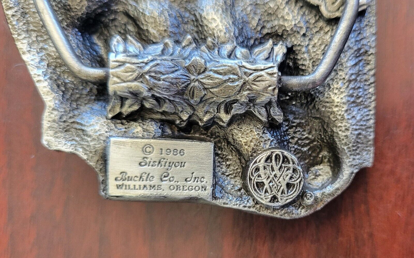 SISKIYO 1986 Belt Buckle America - The Pride Is Back American Flag Boxed