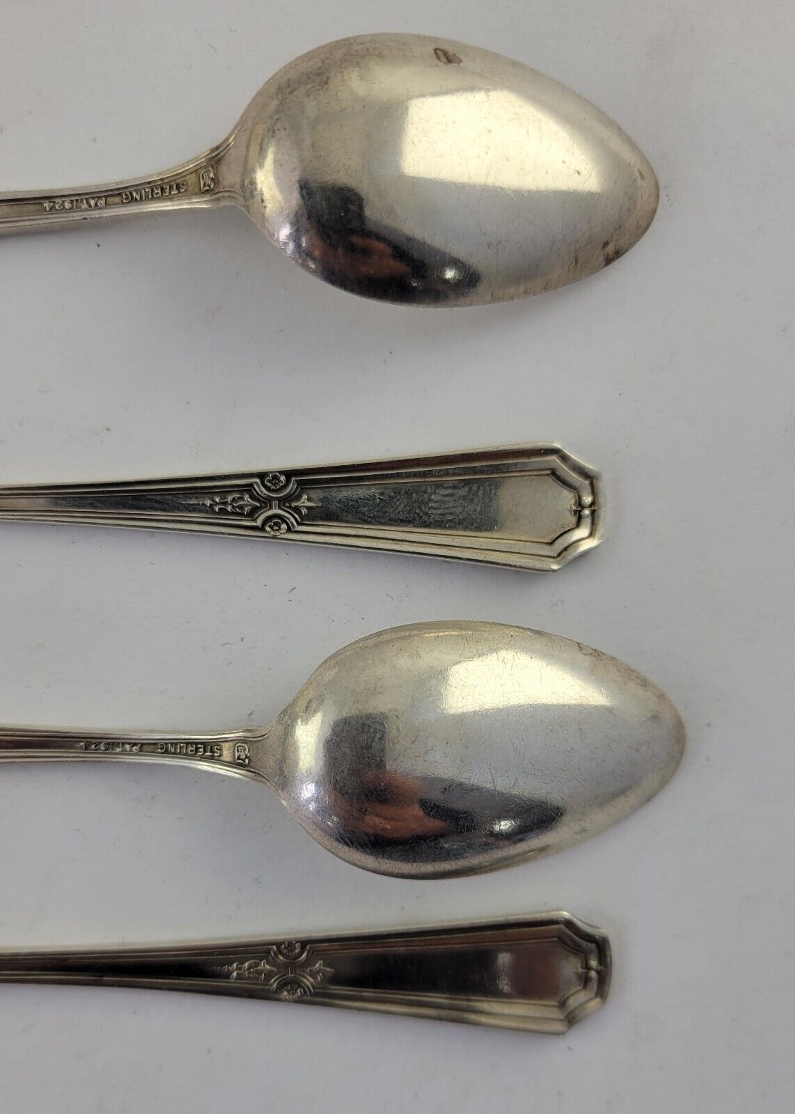 D'Orleans by Towle Sterling Silver 4 1/8"Demitasse Set Of 4 Spoons 1.25oz Total