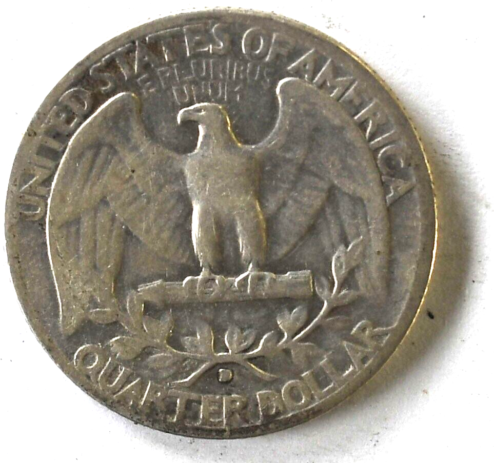 1936 D 25c Washington Silver Quarter Dollar Denver