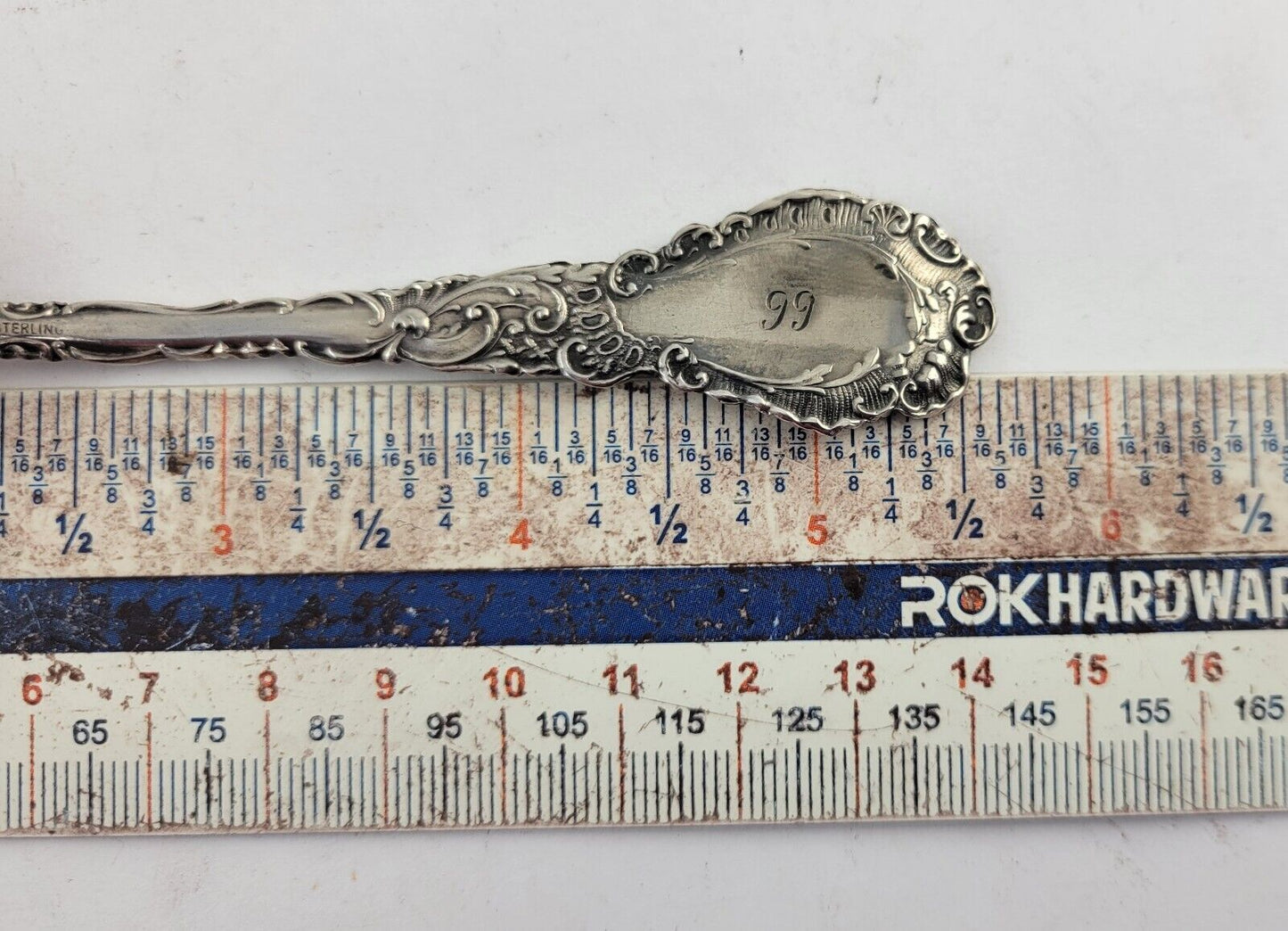Kansas City Convention Hall Sterling 5 5/8" Souvenir Spoon w/Goldwash Bowl .65oz