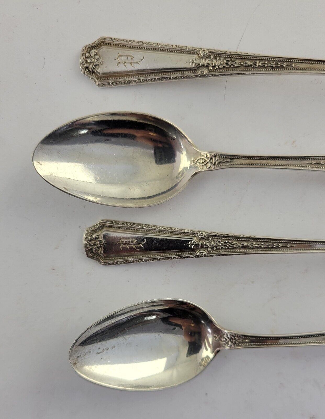 D'Orleans by Towle Sterling Silver 4 1/8"Demitasse Set Of 4 Spoons 1.25oz Total