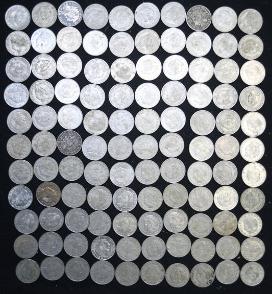 110pc Mexico Estados Unidos Mexicanos 50 Centavos KM# 1964-1982