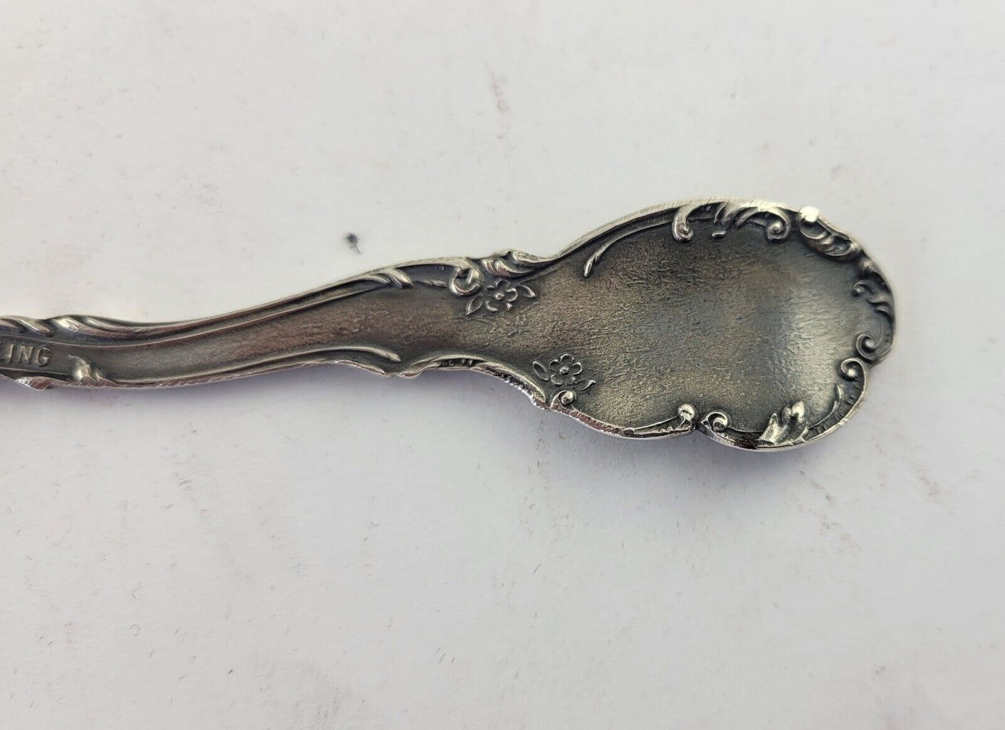Cathedral de Chihuahua Mexico 5 5/8" Sterlling Enameled Souvenir Spoon .96oz.