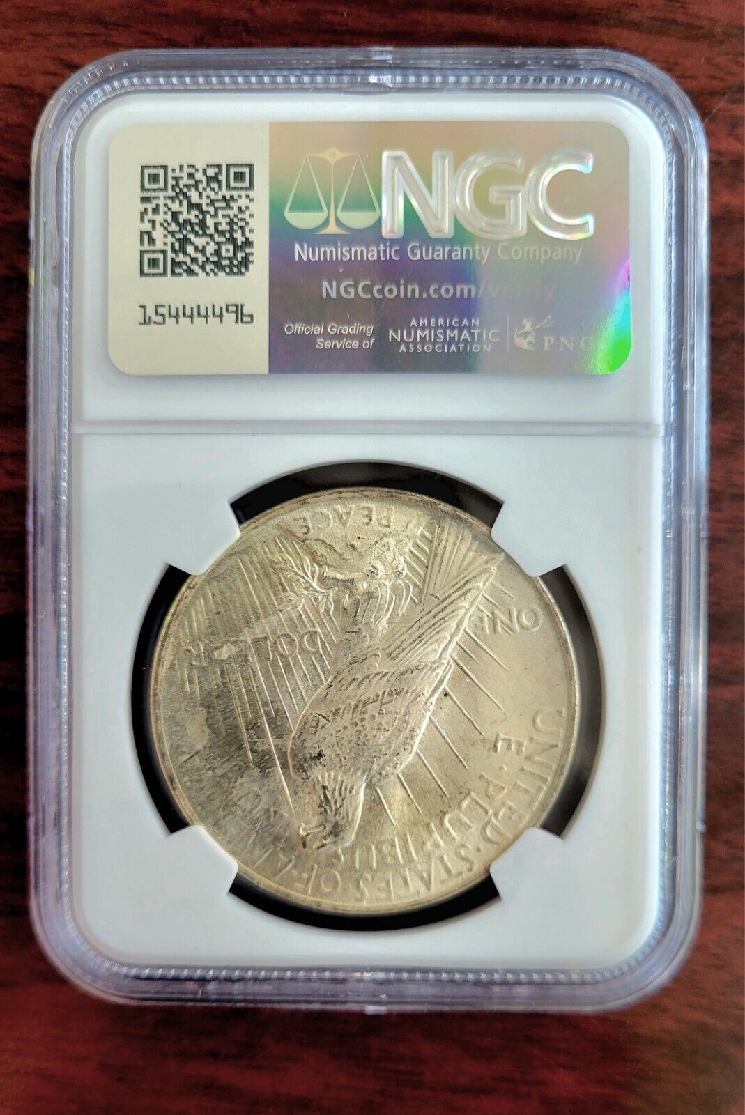 1922 $1 MS65 NGC Peace Silver One Dollar US Philadelphia
